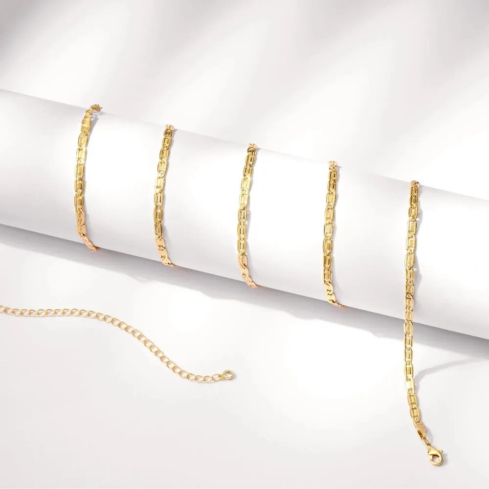 14K Gold Adjustable Sexy Waist Body Chains-Stud Chain