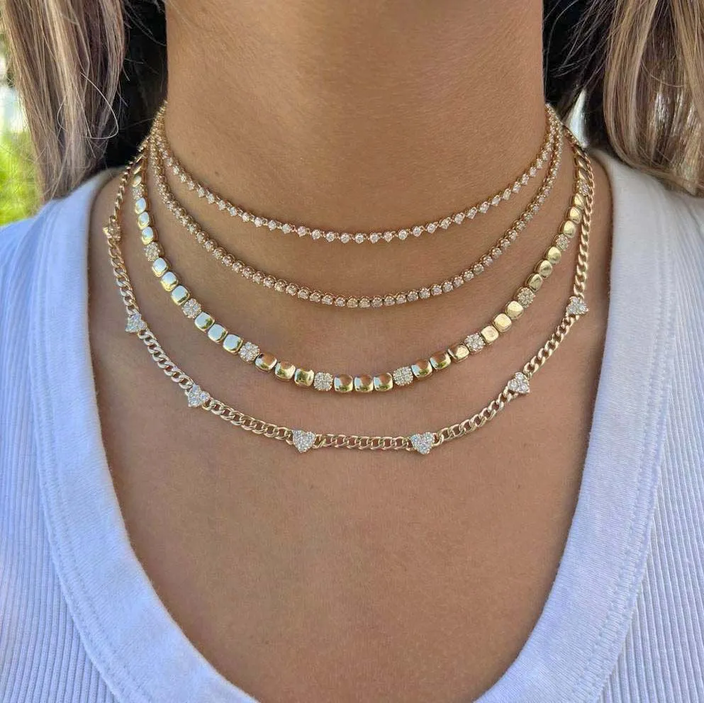 14K GOLD DIAMOND ANDI CHOKER