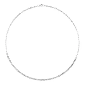 14K GOLD DIAMOND BAILEY NECKLACE