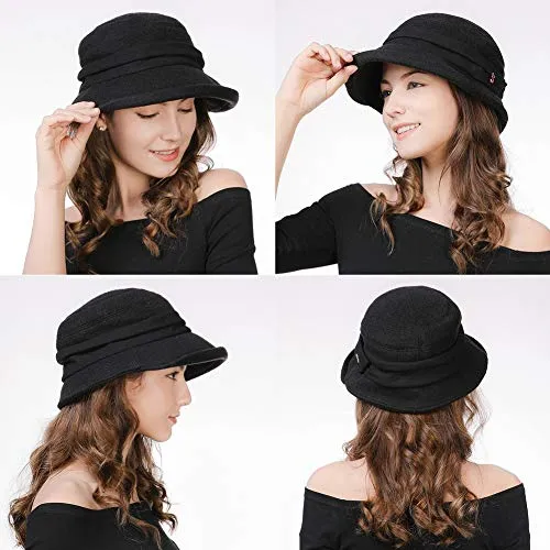 1920 Vintage Cloche Bucket Hat Ladies Church Derby Party