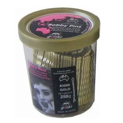 555 BOBBY PIN GOLD 1.5" TUB 250g