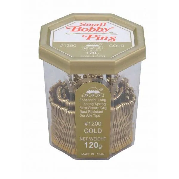 555 Bobby Pins 1.5'' Gold 120g