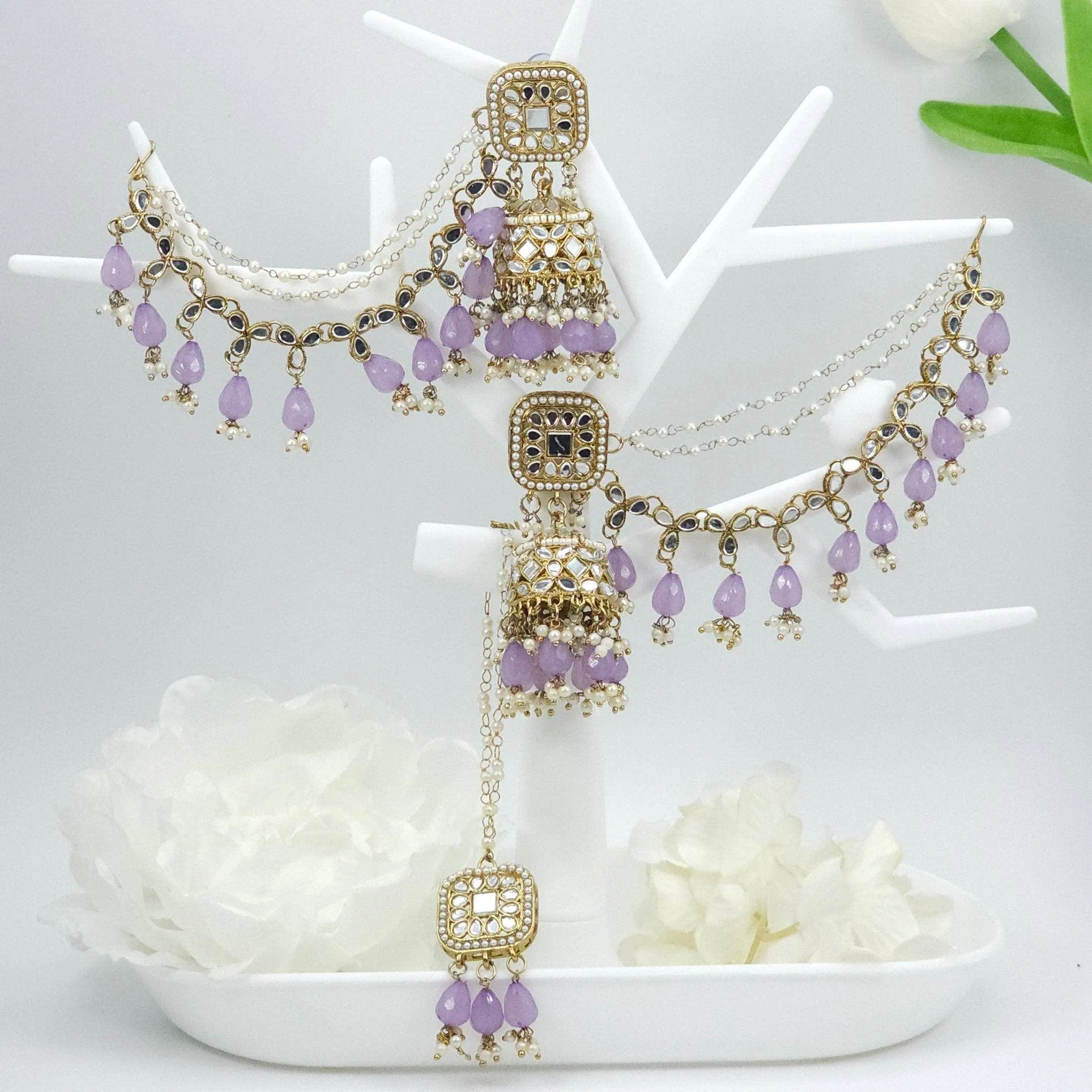 Aina Statement Jhumka Earrings