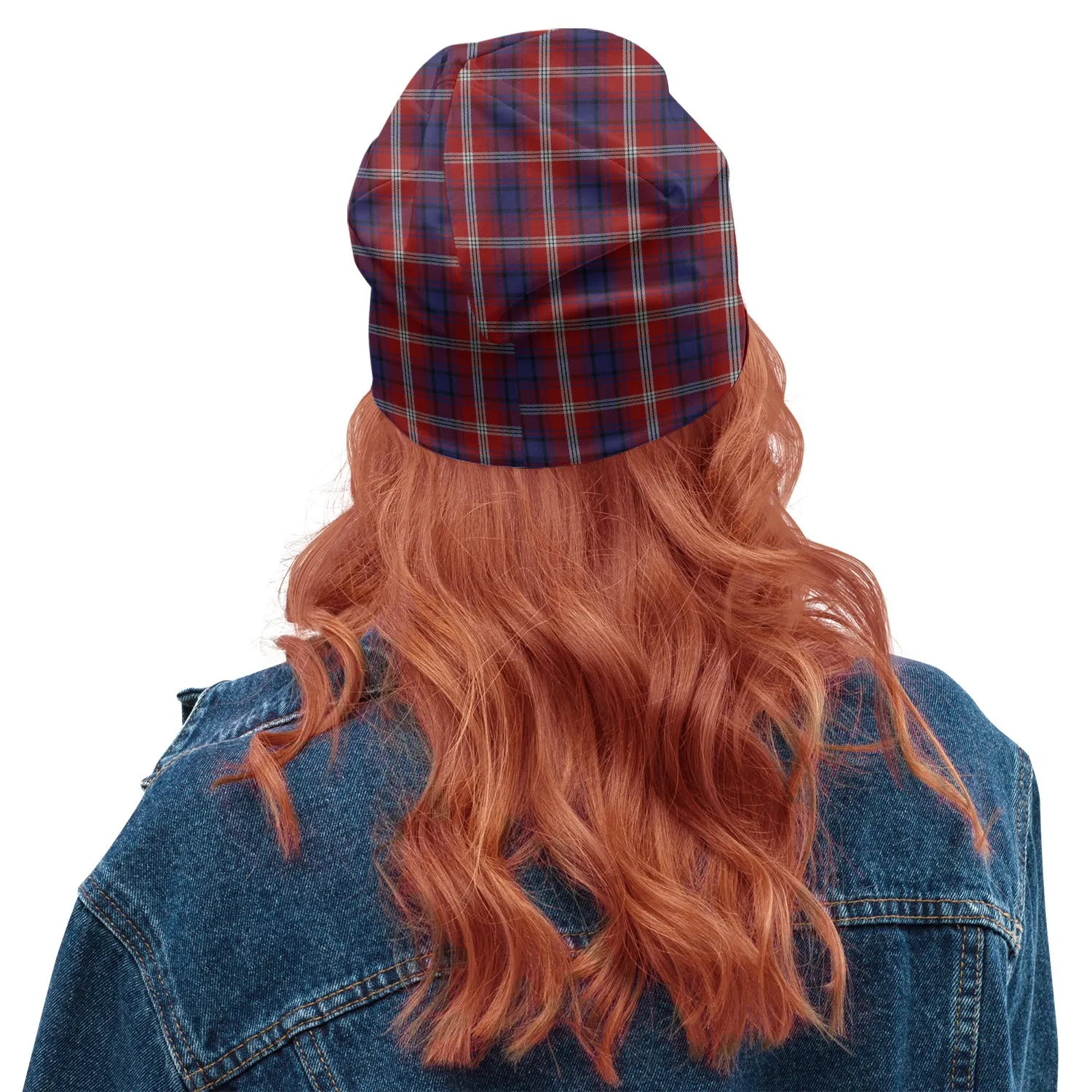 Ainslie Tartan Beanies Hat with Family Crest