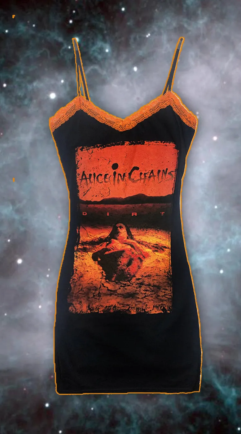 Alice in Chains Lace Strap Dress