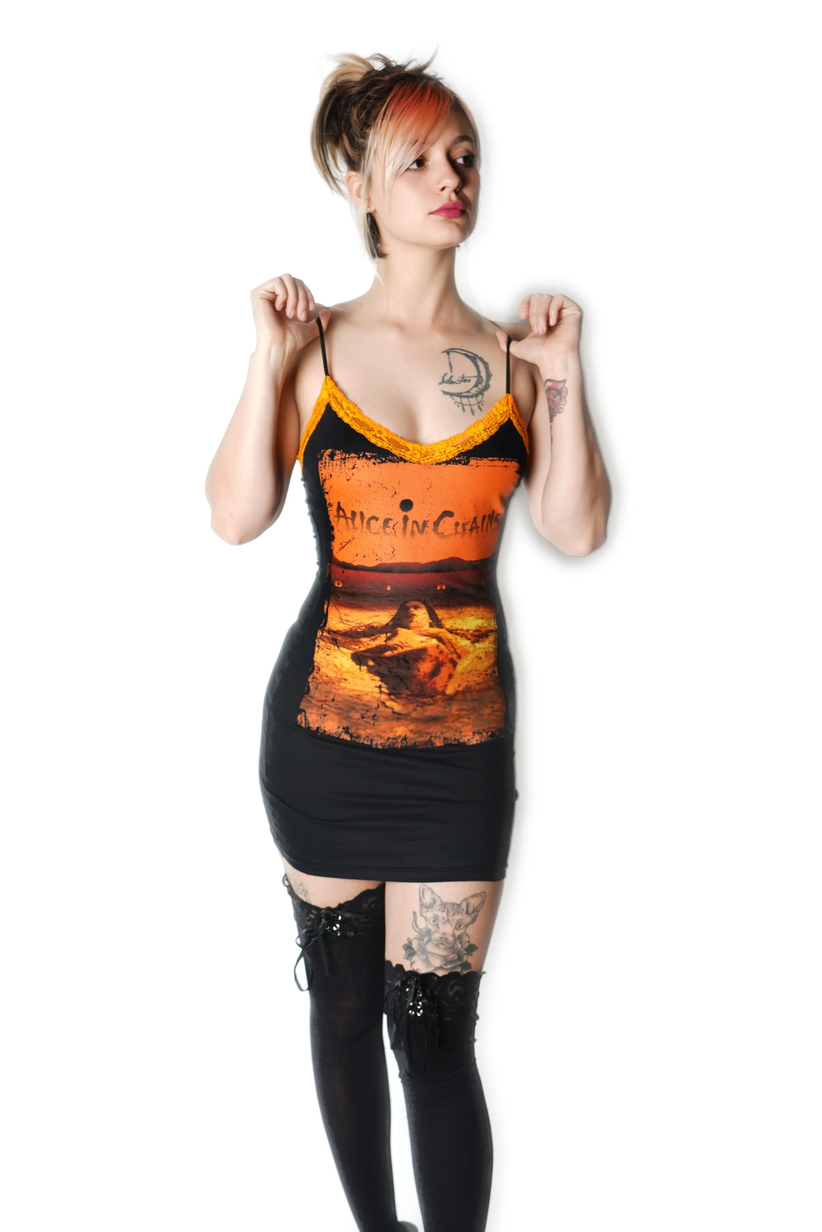 Alice in Chains Lace Strap Dress