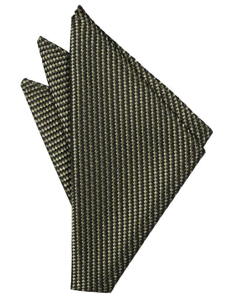 Asphalt Venetian Pin Dot Pocket Square