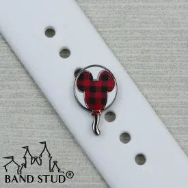 Band Stud® - Christmas Collection - Buffalo Plaid Balloon