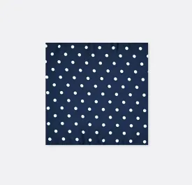 Blue Polka Drops - Silk Pocket Squares