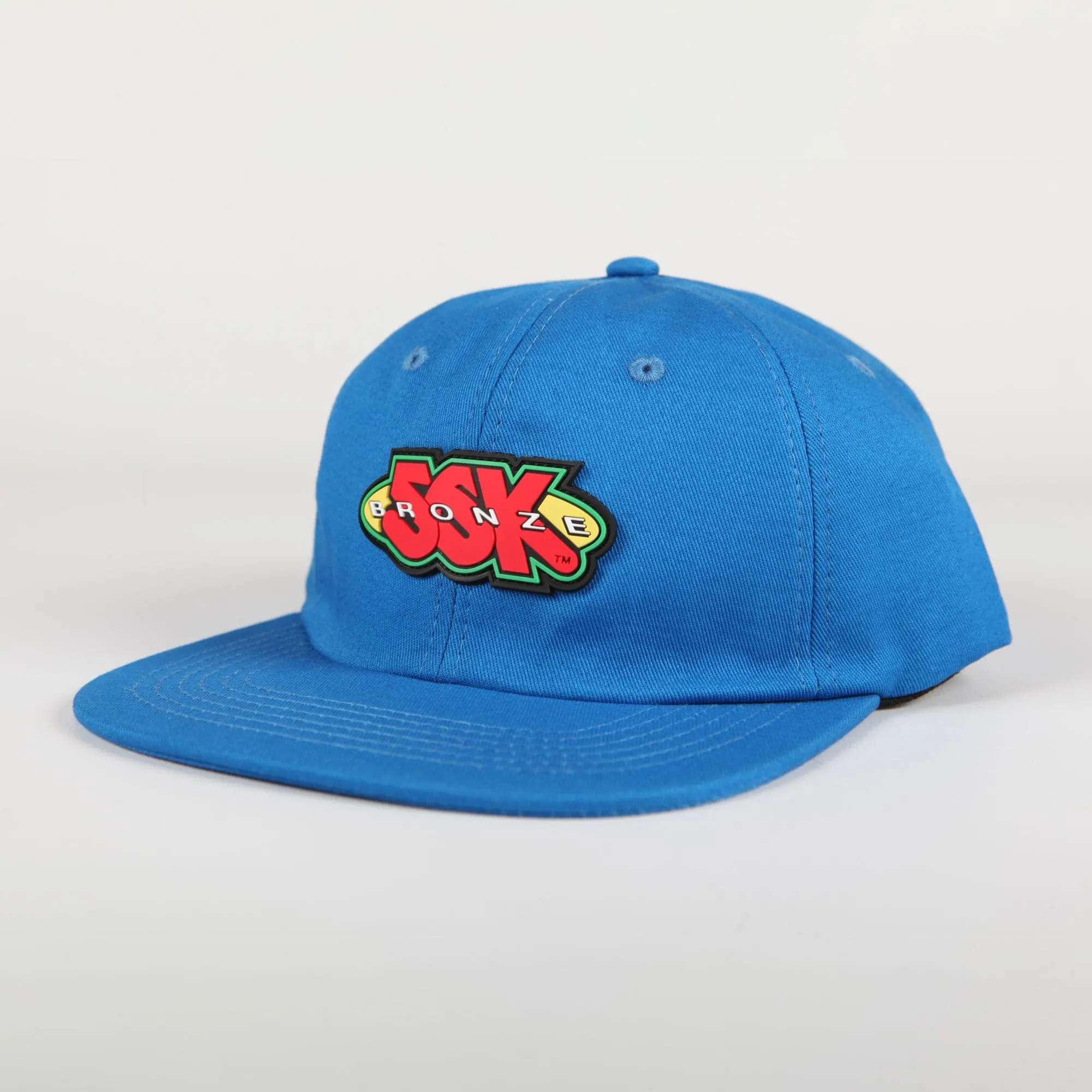 Bronze 56k 'Based Camp' 6 Panel Hat (Blue)