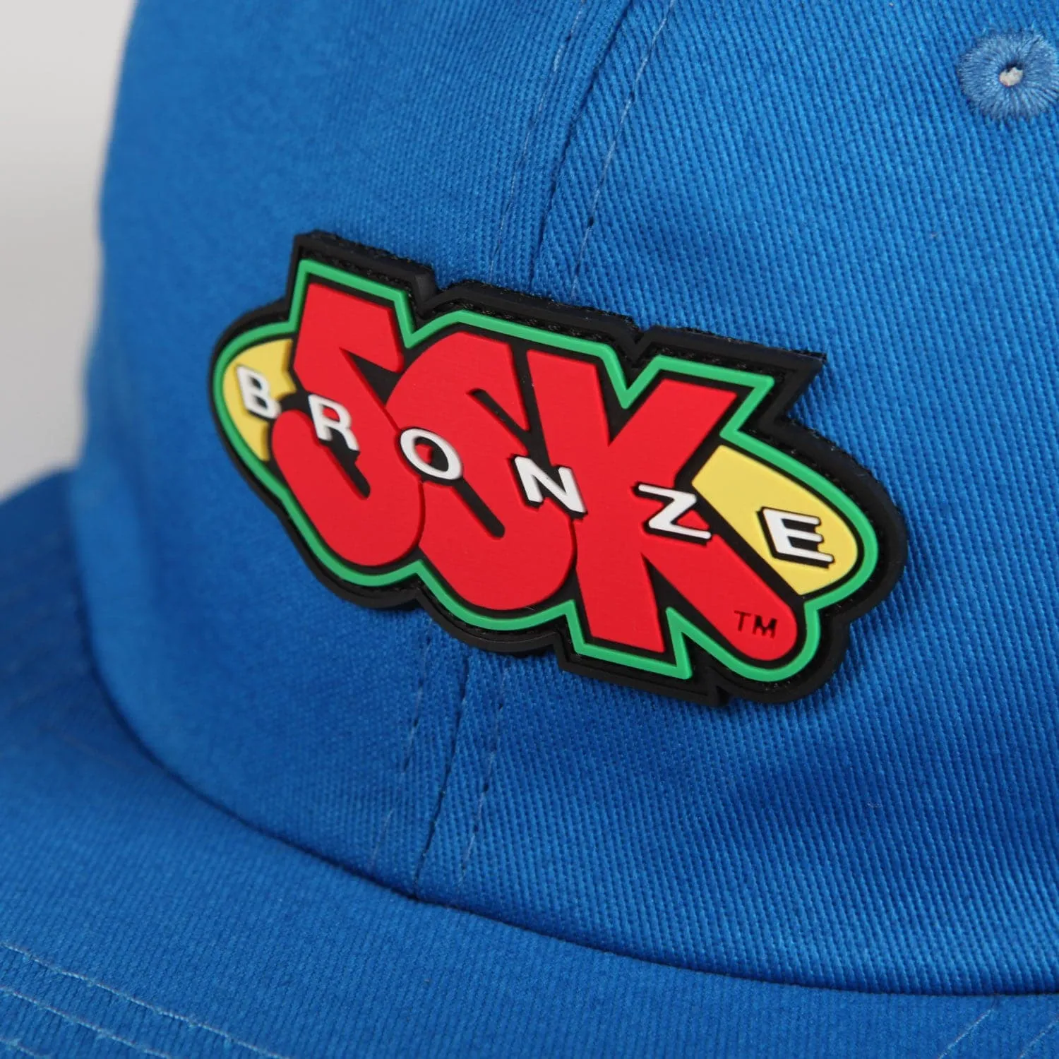 Bronze 56k 'Based Camp' 6 Panel Hat (Blue)