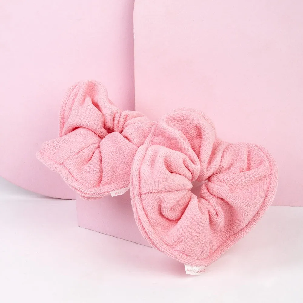 Brushworks Microfibre Hair Scrunchies Pack of 2