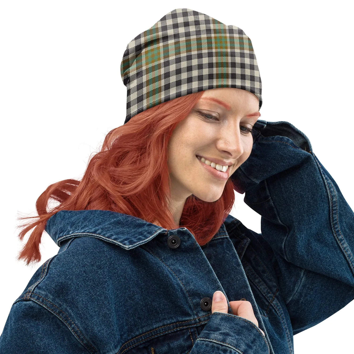 Burns Check Tartan Beanies Hat