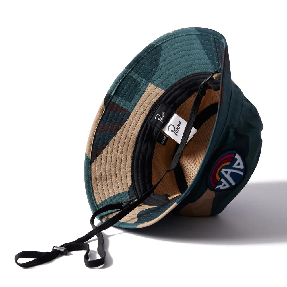 BY PARRA PEACE AND SUN SAFARI HAT // GREEN