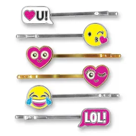 Charm It Bobby Pin Party Set Emoji