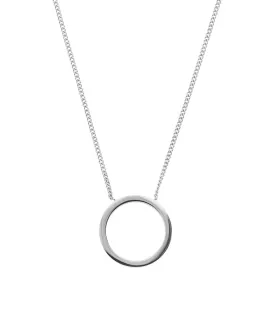 Circle Necklace Small Steel