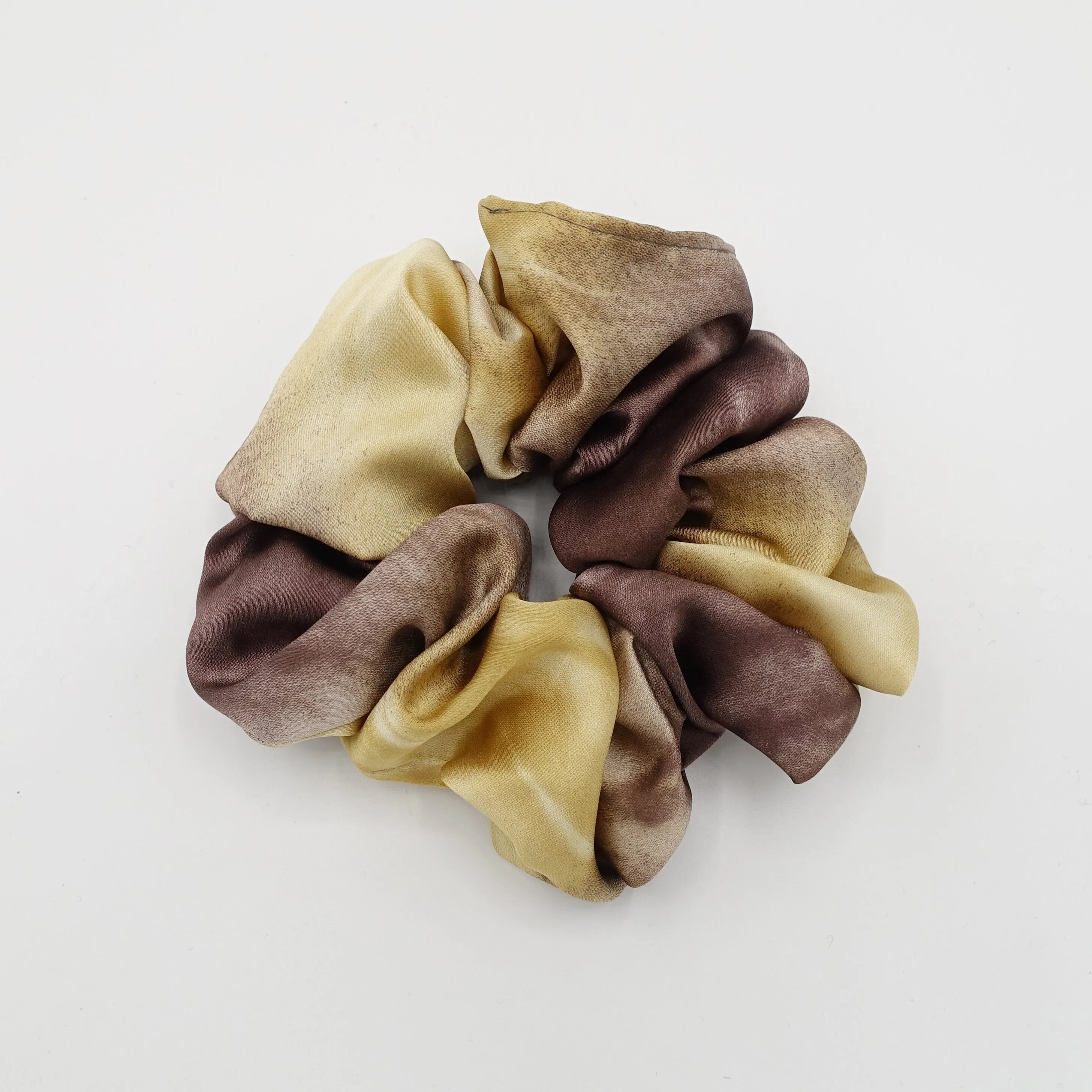 color gradation scrunchies glossy hair elastic scrunchie women hair accessory