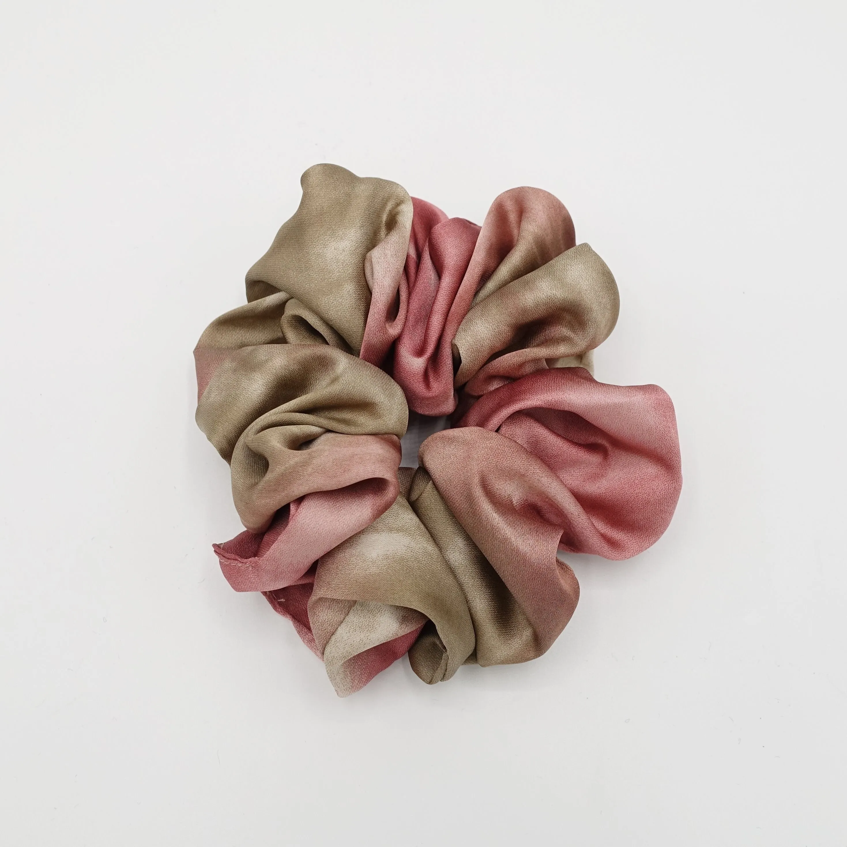 color gradation scrunchies glossy hair elastic scrunchie women hair accessory