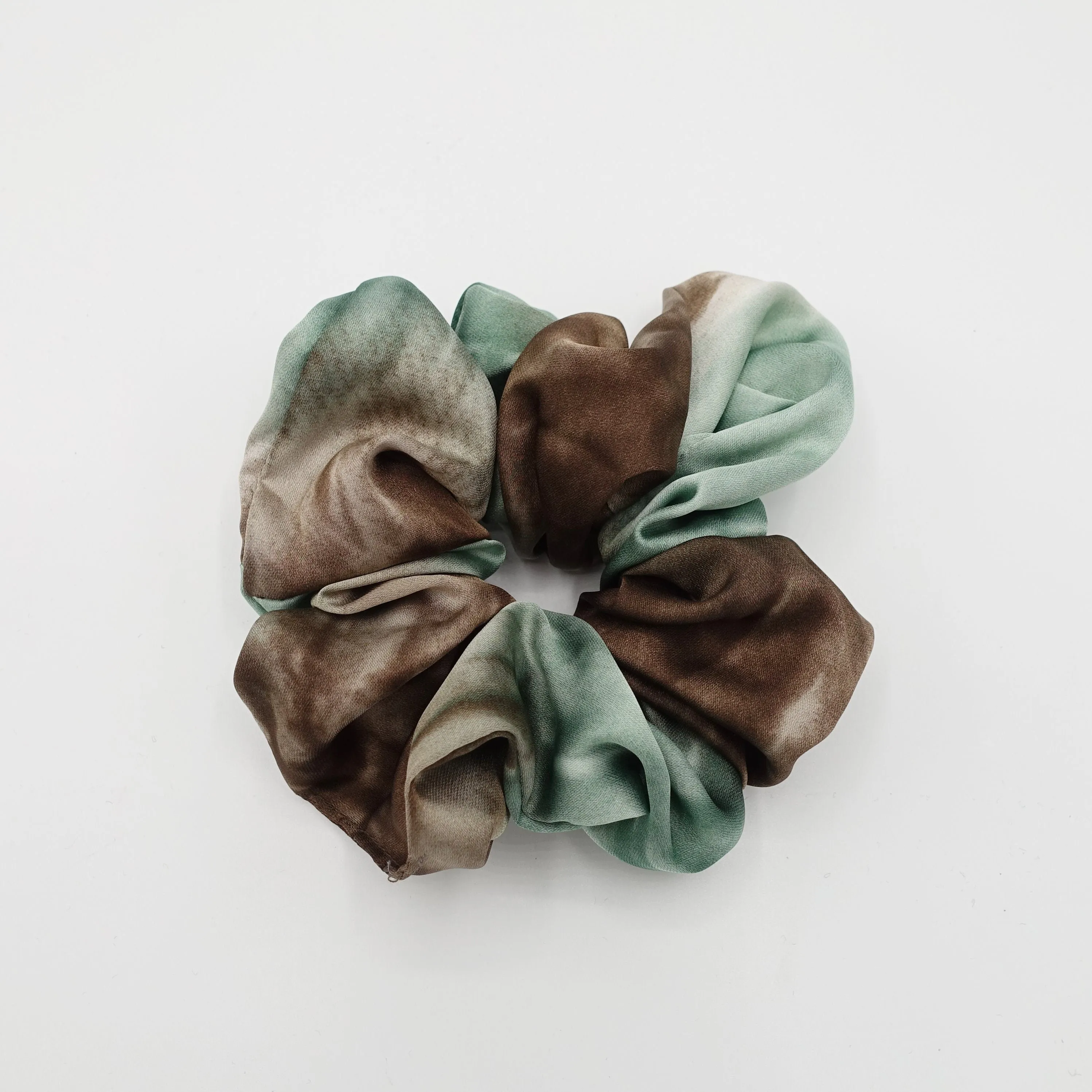 color gradation scrunchies glossy hair elastic scrunchie women hair accessory