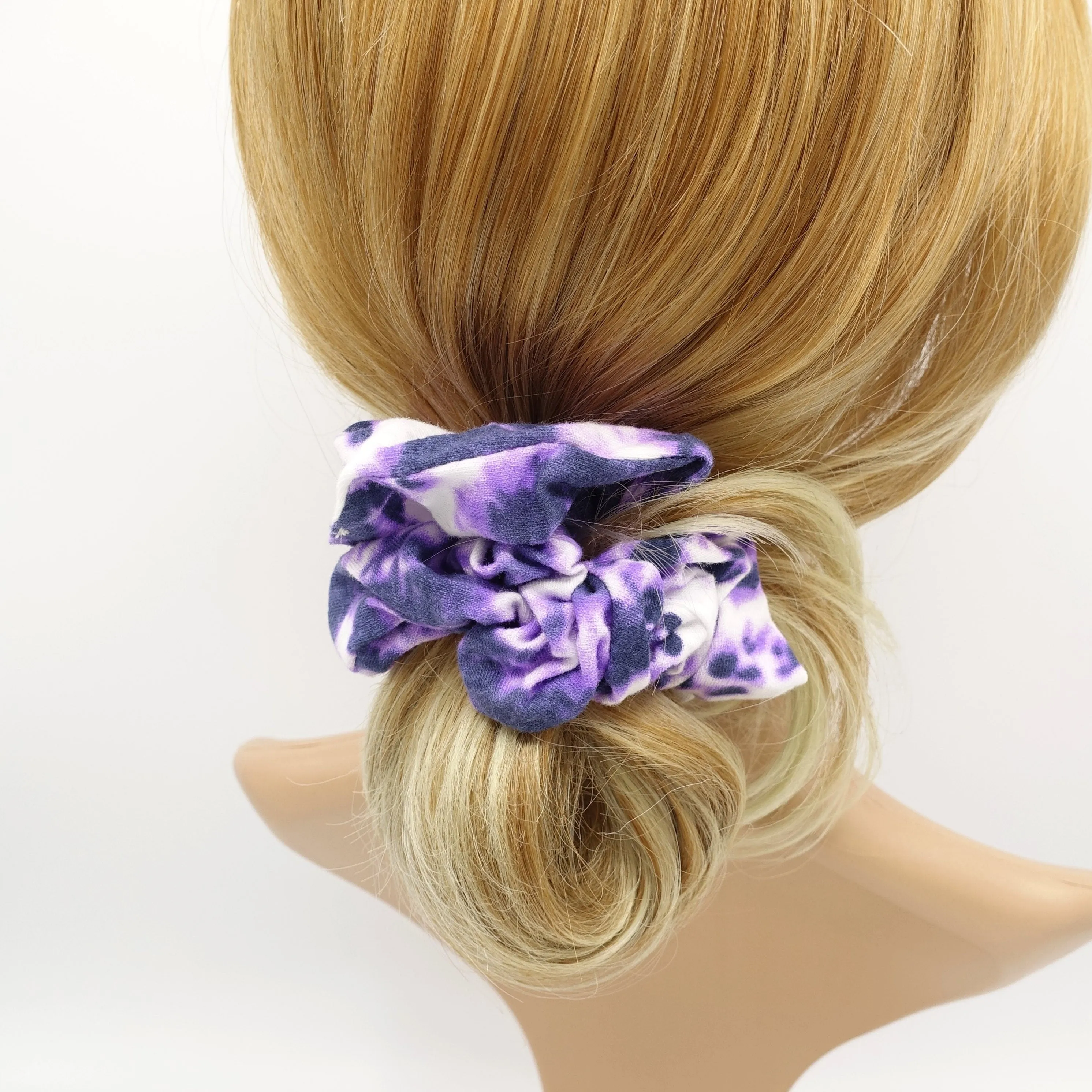 cotton tie dye scrunchies casual scrunchie hair tie for women