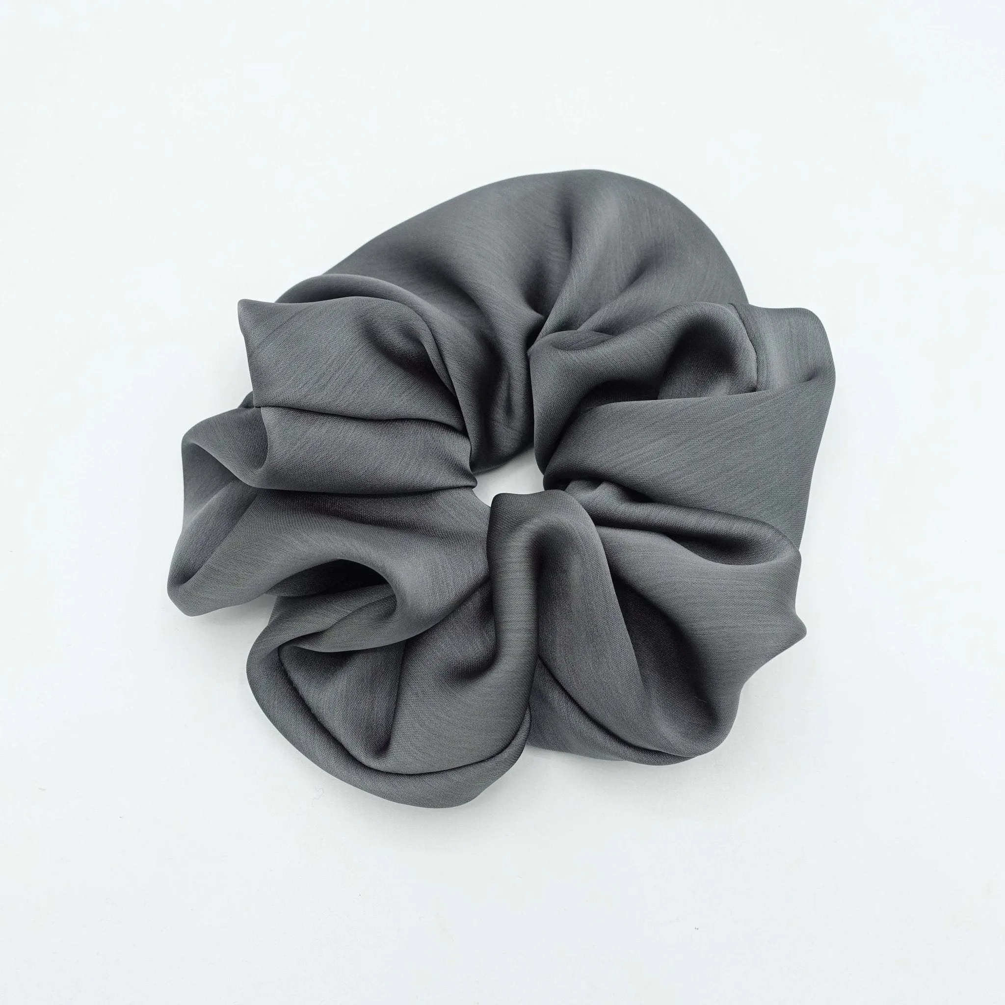 crinkled satin scrunchies oversized scrunchies scrunchy vivid hair elastic accessory for women