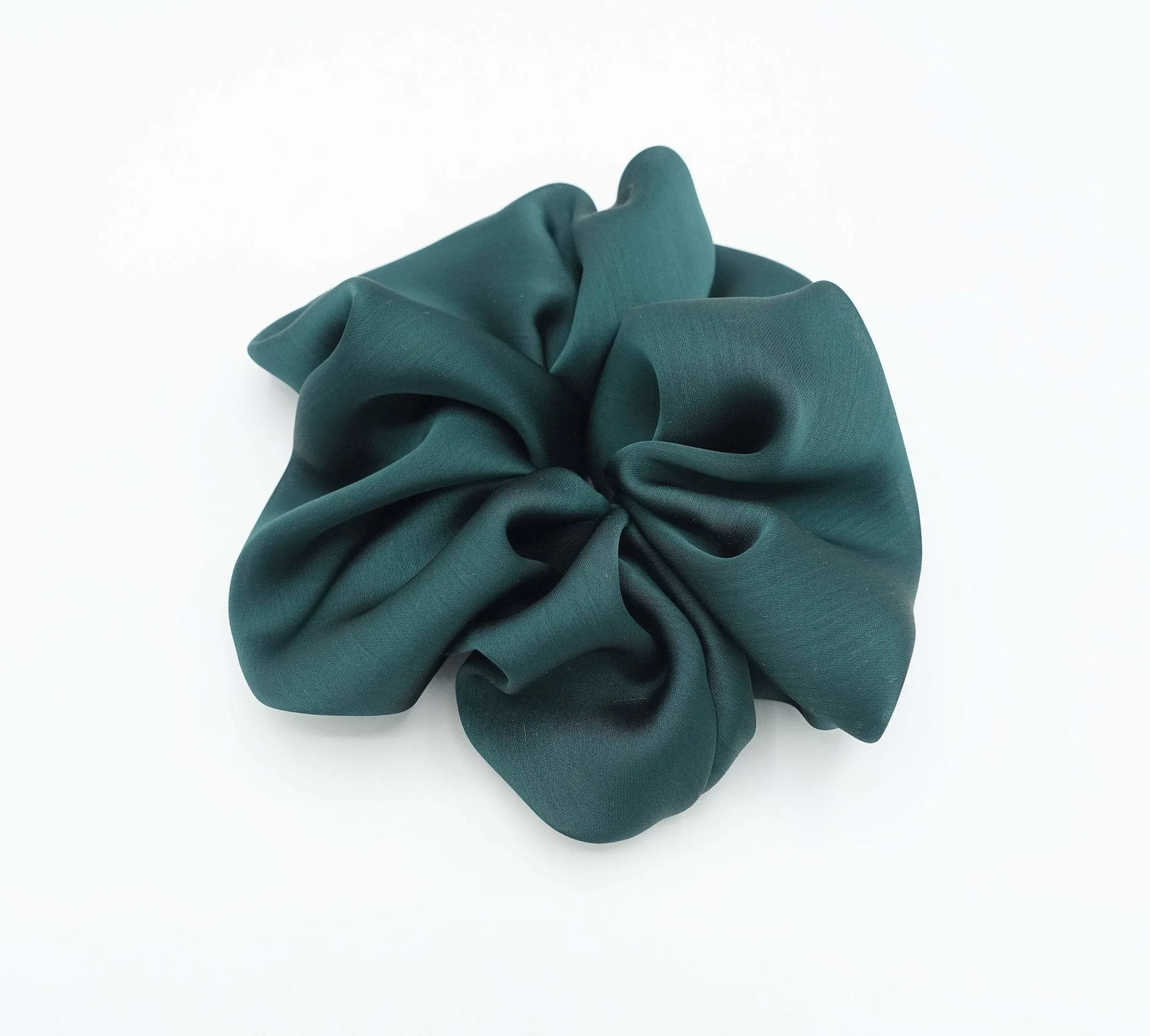 crinkled satin scrunchies oversized scrunchies scrunchy vivid hair elastic accessory for women