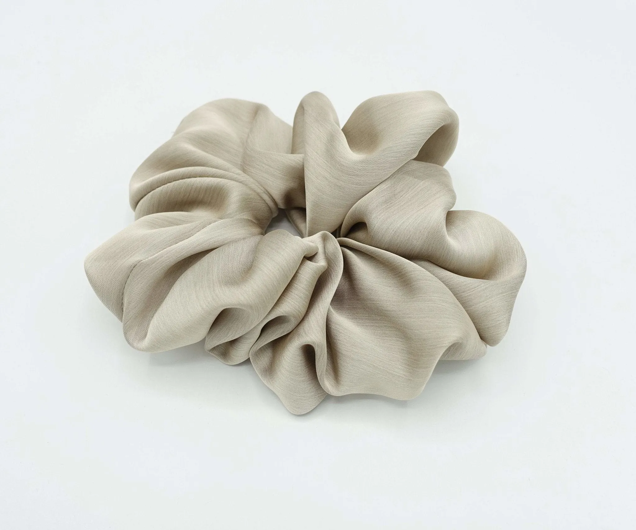 crinkled satin scrunchies oversized scrunchies scrunchy vivid hair elastic accessory for women