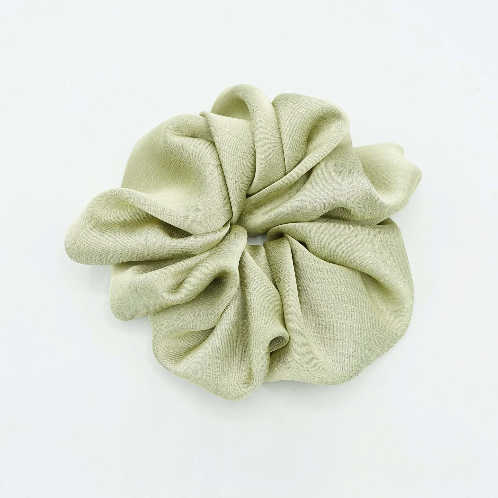 crinkled satin scrunchies oversized scrunchies scrunchy vivid hair elastic accessory for women