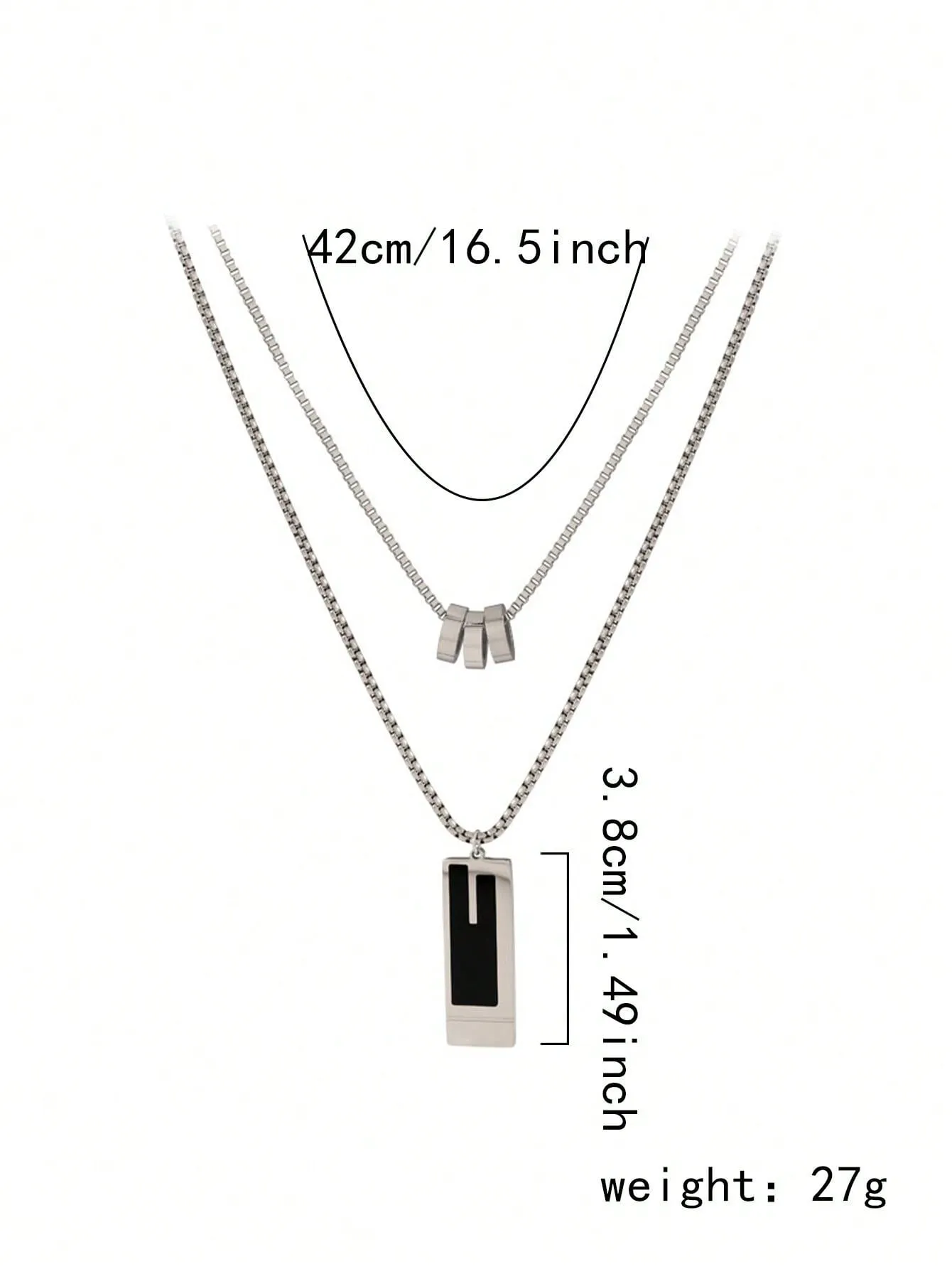 Double-layer High-end Sweater Chain with Brand Sense