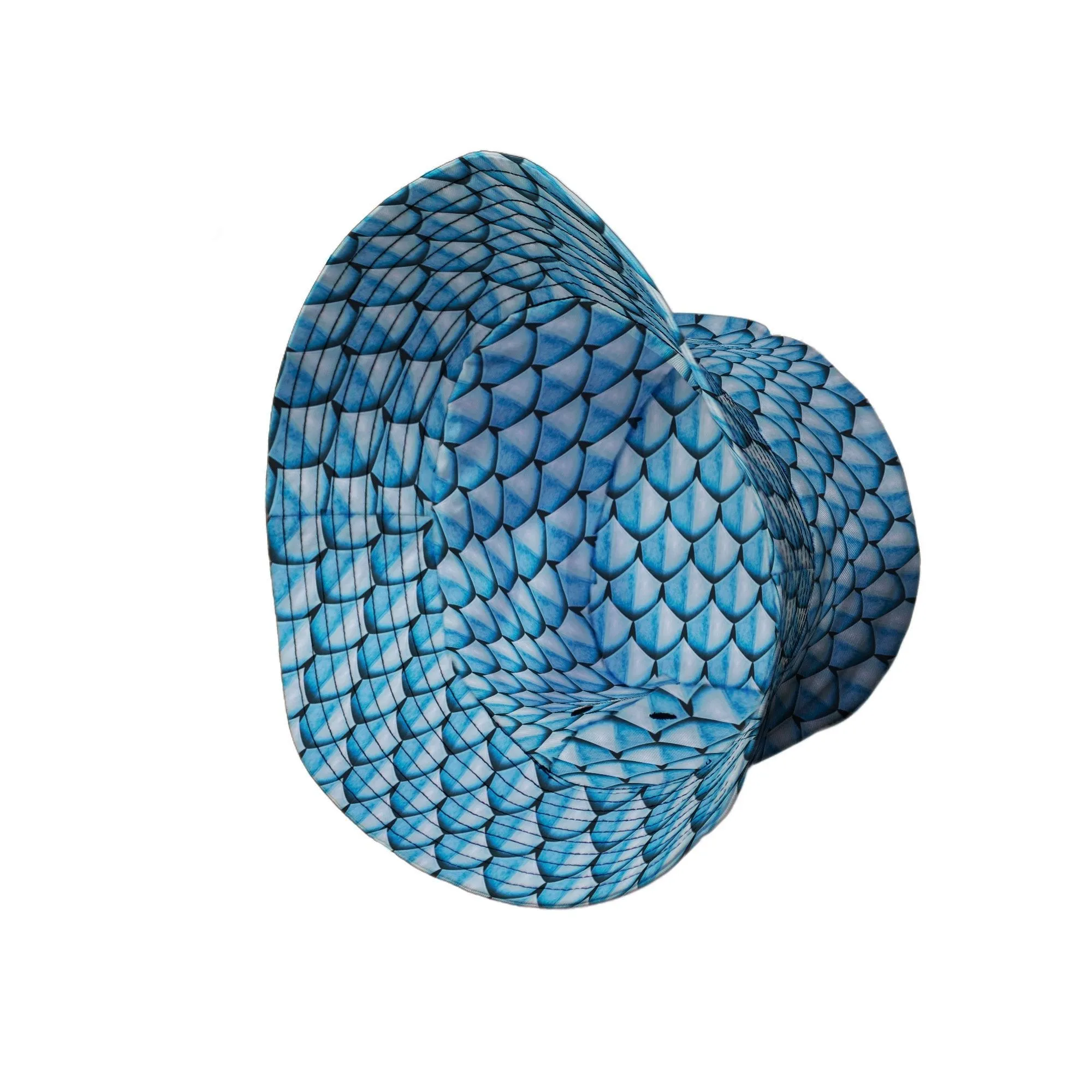 Dragon Scales Blue Dnd Bucket Hat