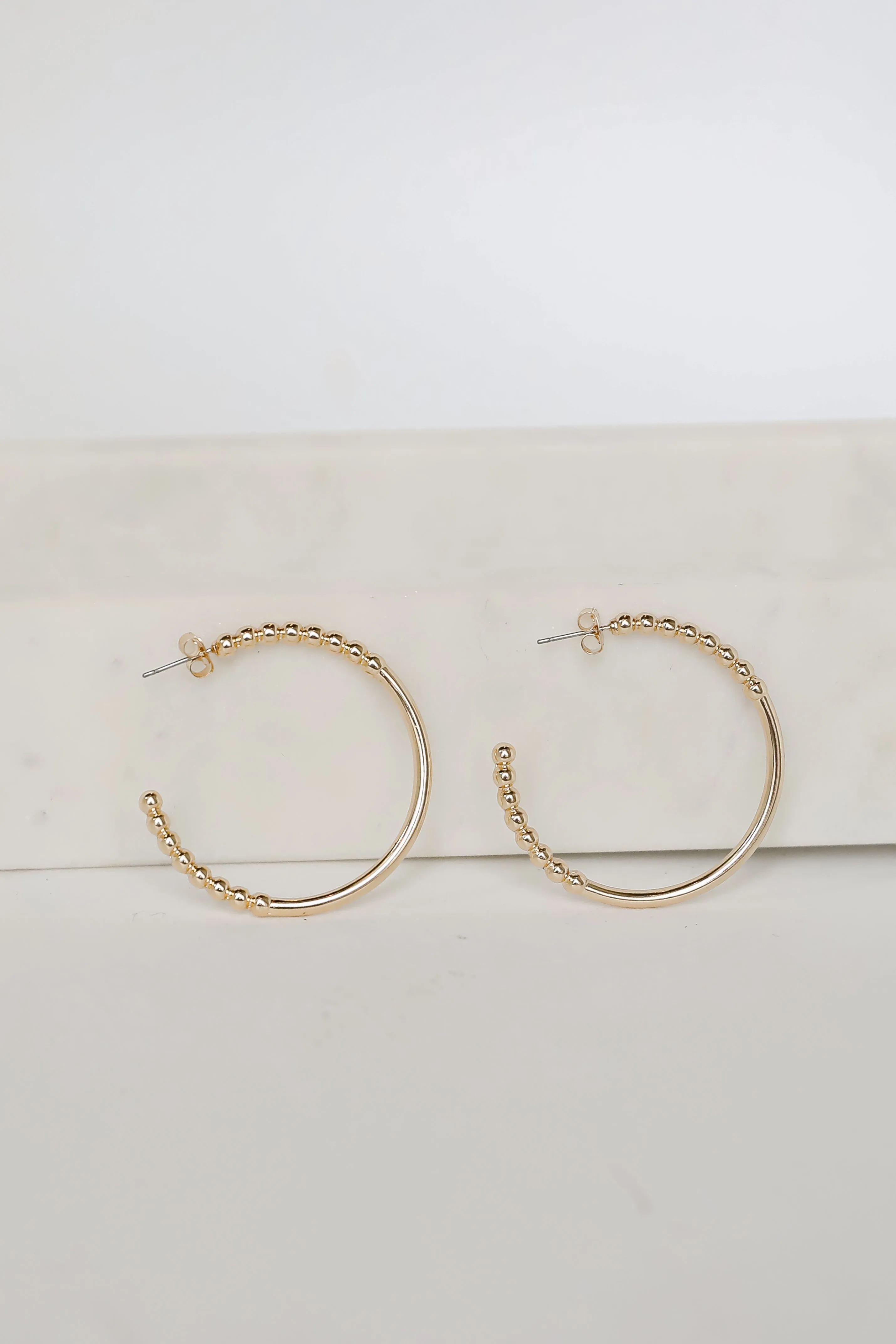 Eden Gold Hoop Earrings