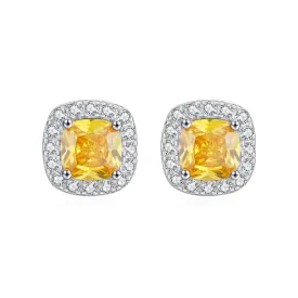 Everyday Genie Zircon Studded Sterling Silver Earrings