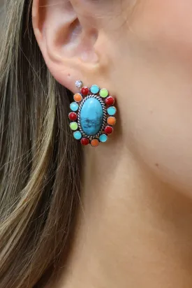 Feathered Indians Earrings