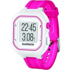 Garmin 010-N1353-21 Refurbished Forerunner 25 GPS Running Watch (Small White-Pink)