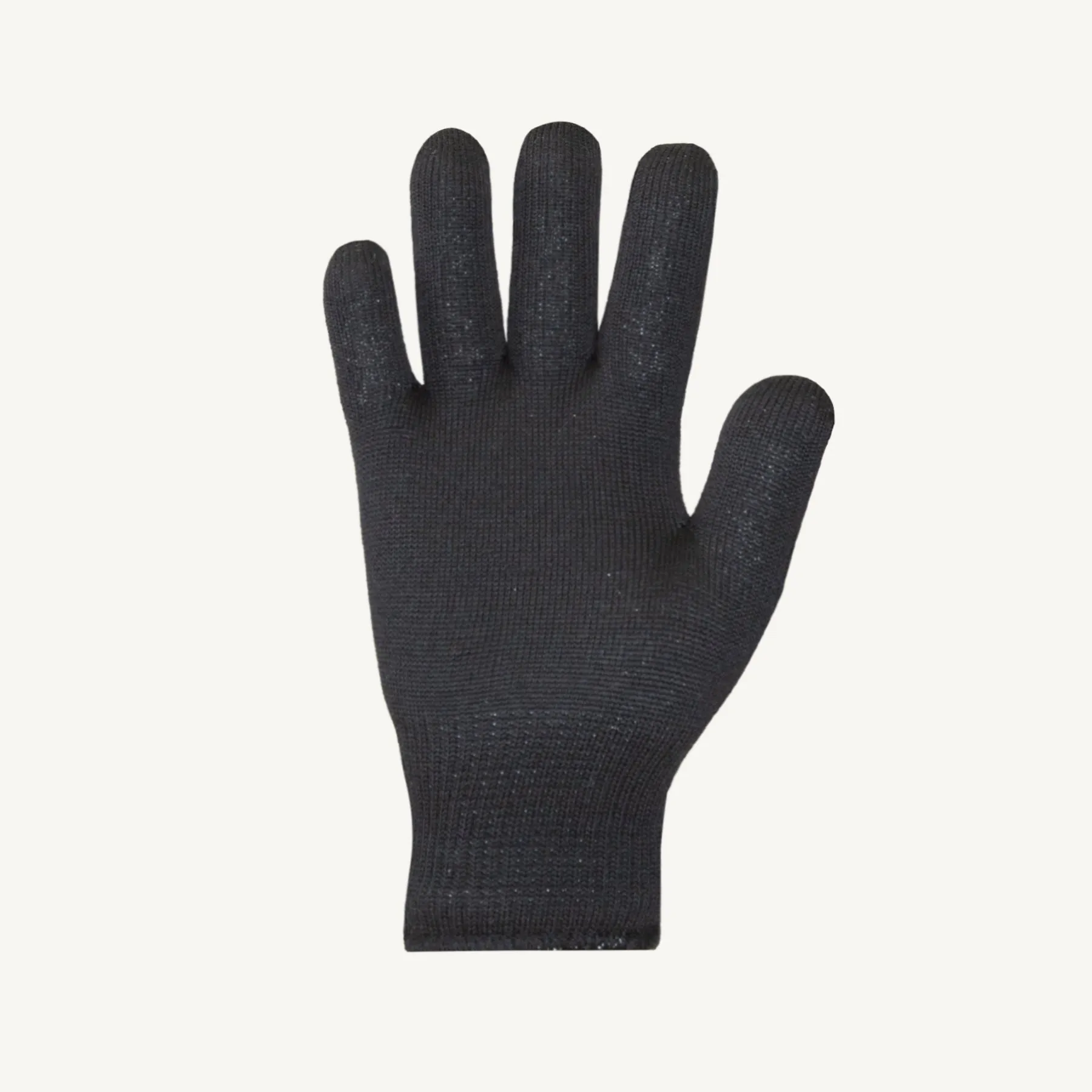 Glove Liner - Superior Glove Sure Knit Black Merino Wool, S13MW