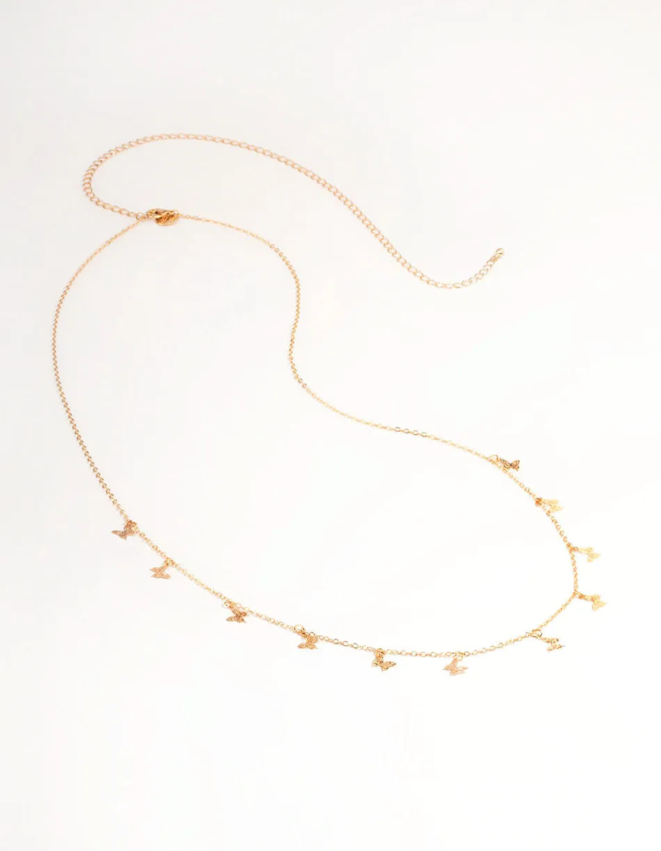 Gold Butterfly Waist Chain