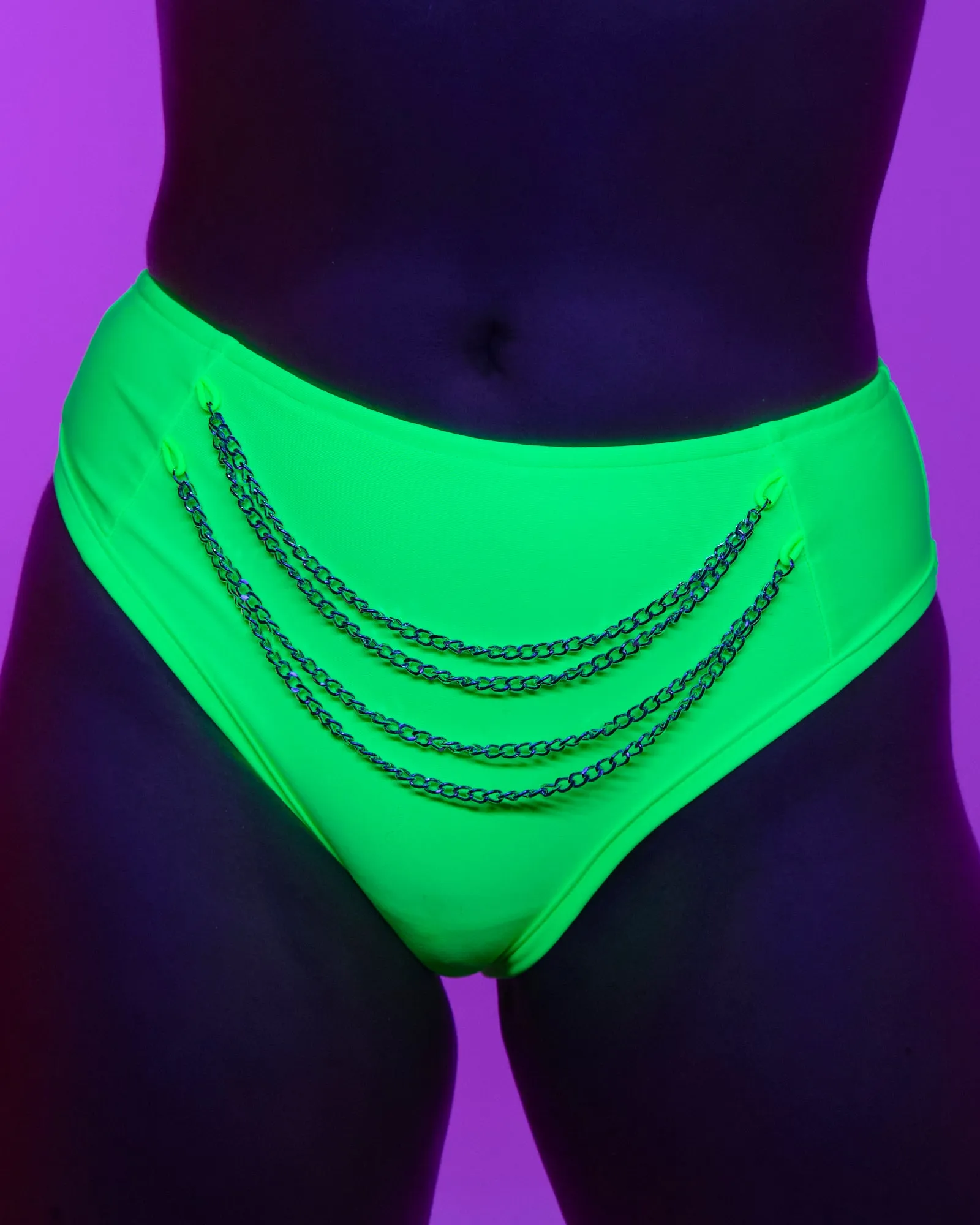 Green Breakin' Chains High Waist Bottoms