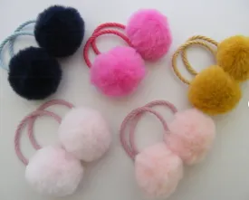 HAIR DECORATION- POM POM HAIR TIES