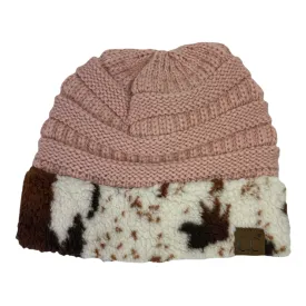 Hat-47 Cow Beanie Indi Pink