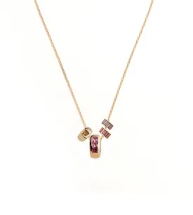 Heart Beats & Heart Slides : Golden Hour Fine Belcher Necklace Story