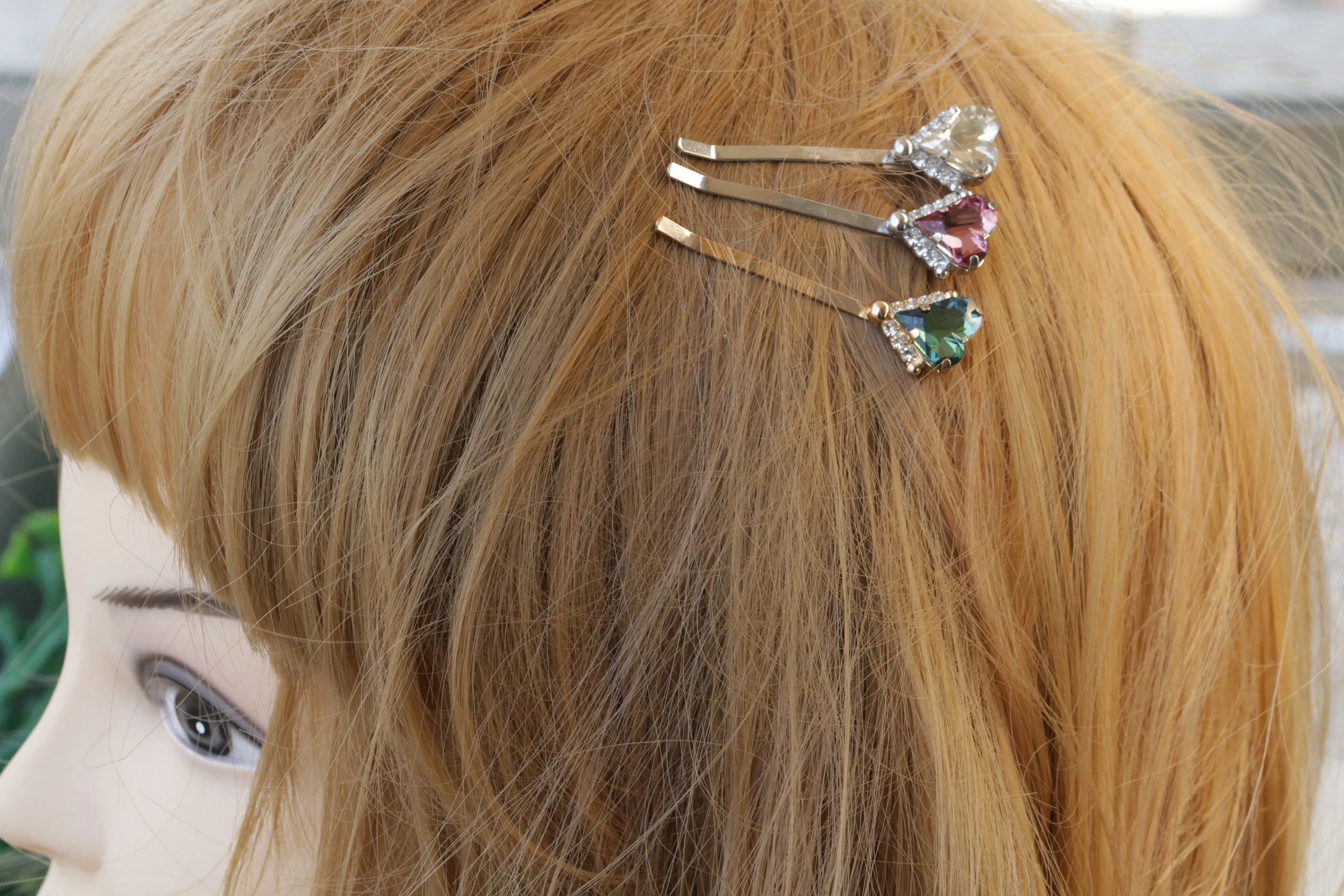 HEART BOBBY PINS