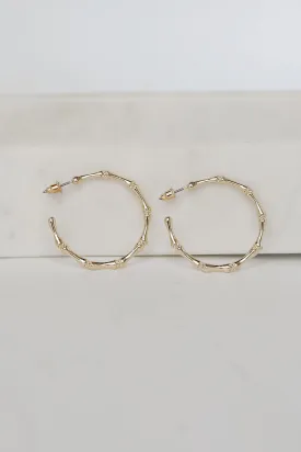 Heidi Textured Hoop Earrings