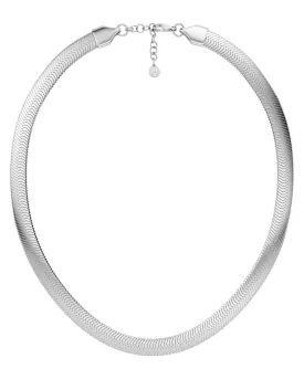 Herringbone Necklace L Steel