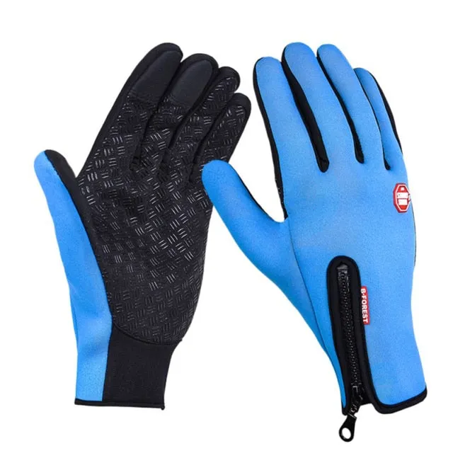 HI BLACK Kid's Snowboard Gloves With Zipper