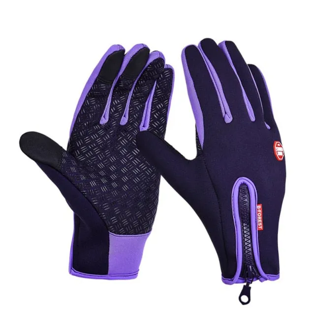 HI BLACK Kid's Snowboard Gloves With Zipper