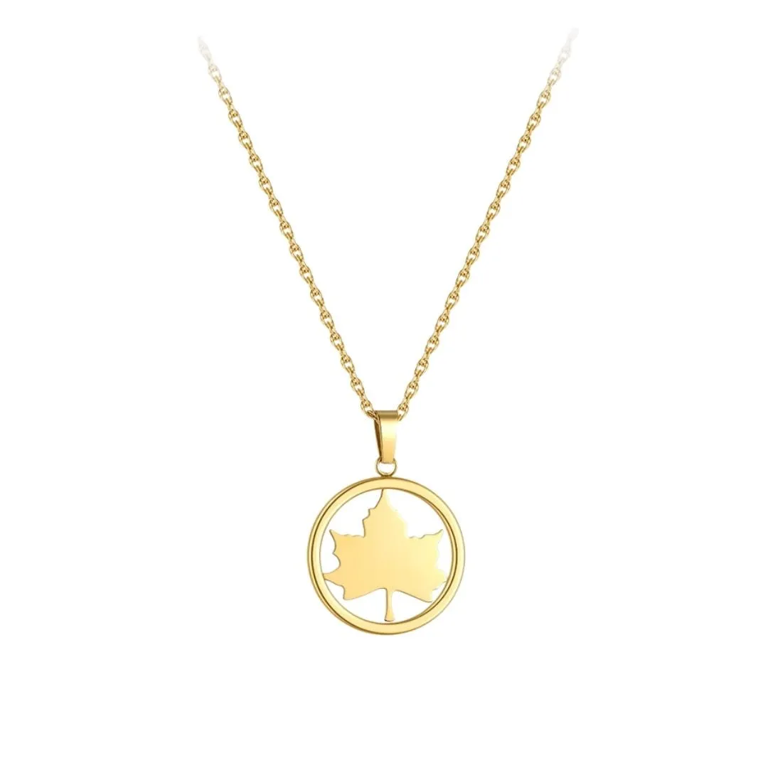 Kadence - Maple Leaf Dainty Necklace