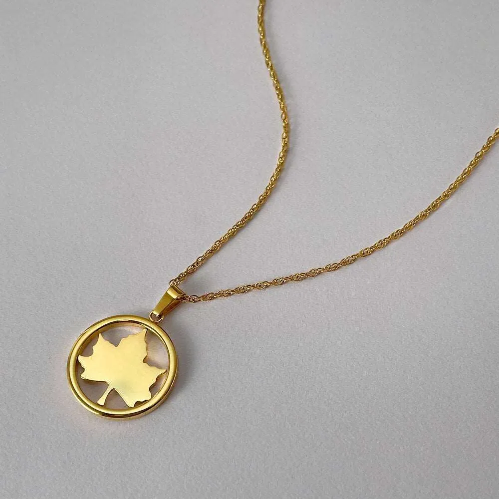 Kadence - Maple Leaf Dainty Necklace