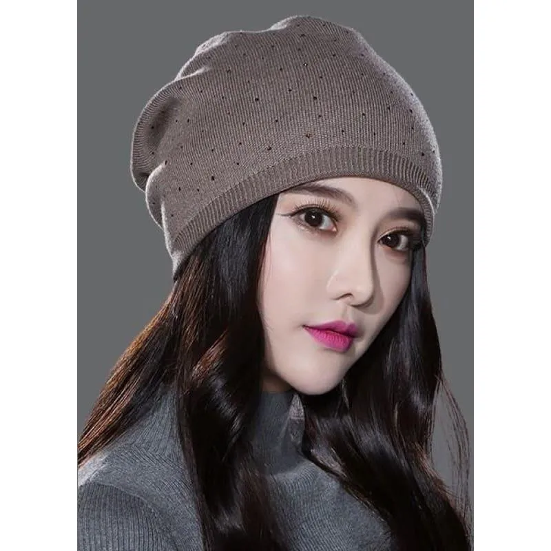 Knitted Wool Beanies Casual Outdoor Ski Hats