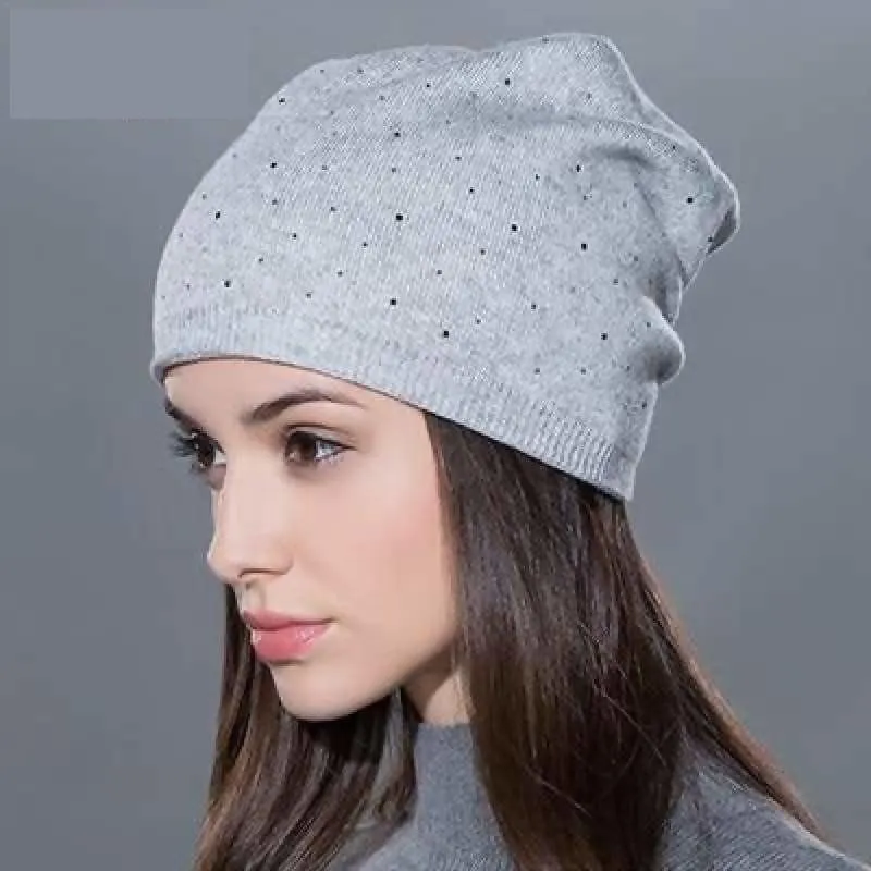 Knitted Wool Beanies Casual Outdoor Ski Hats