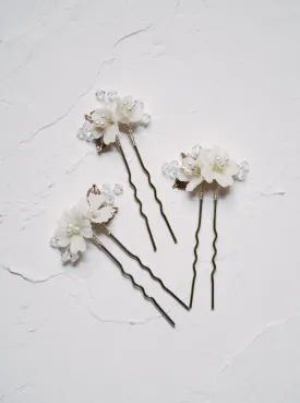 LACI | Floral Wedding Hair Pins